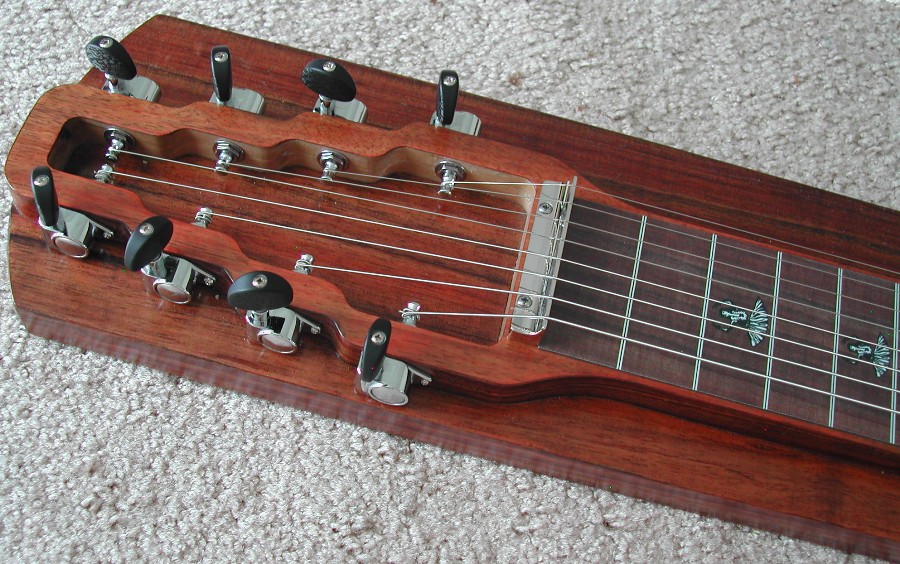 Lap Steel Guitar Slide Guitar 8 String KOA Veneer KIT