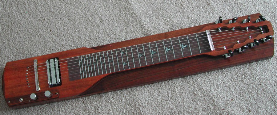 Lap Steel Guitar Slide Guitar 8 String Georgeboards Koa Veneer Kit Alumitone